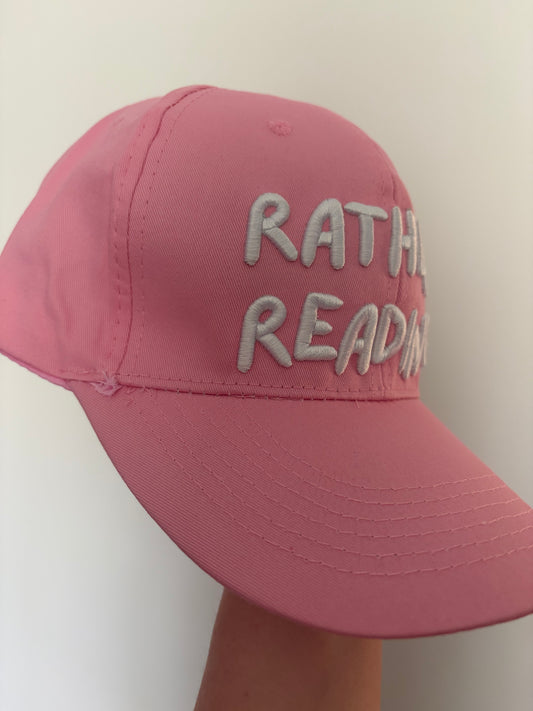 Rather Be Reading Embroidered Cap – Imperfect Stock