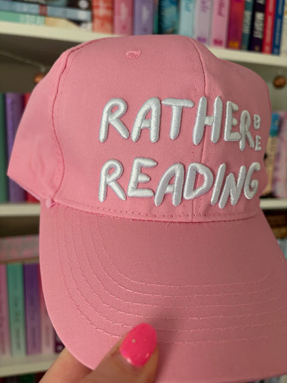 Rather Be Reading Embroidered Cap – Imperfect Stock