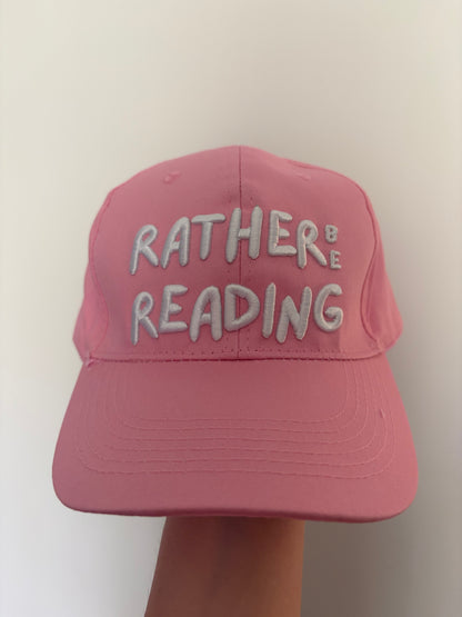 Rather Be Reading Embroidered Cap – Imperfect Stock
